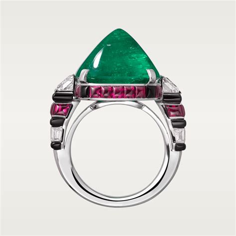bague cartier emeraude